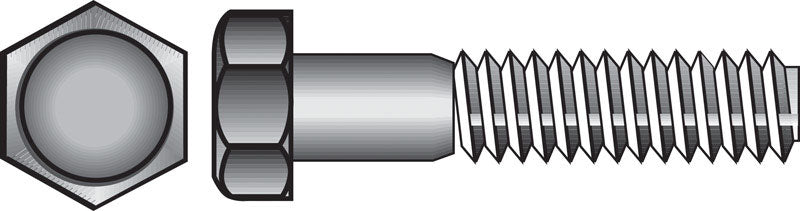 HILLMAN - Hillman 3/8-16 in. D X 4-1/2 in. L Steel Hex Head Cap Screw 25 pk