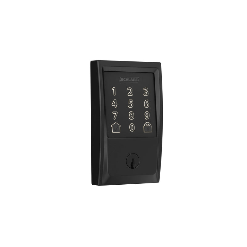 SCHLAGE - Schlage Encode Matte Black Metal Wifi Deadbolt [BE489WBVCEN622]