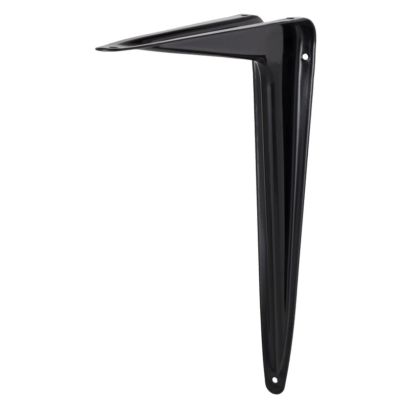 HAMPTON - Hampton Black Steel Shelf Support 18 Ga. 12X14 in. L 100 lb