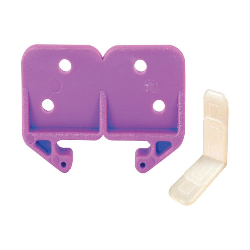 PRIME-LINE - Prime-Line 2.25 in. L Plastic Center Guide Drawer Track Guide 2 pk