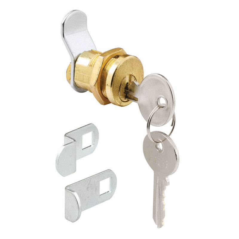 PRIME-LINE - Prime-Line Brass Plated Steel Counter Clockwise Mailbox Lock [S 4648]