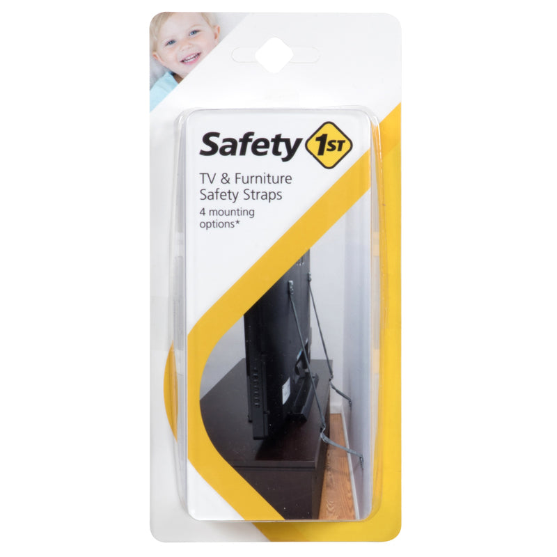 SAFETY 1ST - Safety 1st Black Nylon Furniture Strap 2 pk