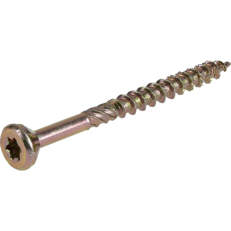 HILLMAN - Hillman Power Pro No. 8 X 2 in. L Star Wood Screws 50 pk