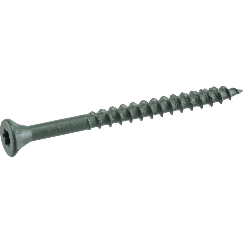 DECK PLUS - Deck Plus No. 10 X 4 in. L Green Star Flat Head Exterior Deck Screws 1 lb