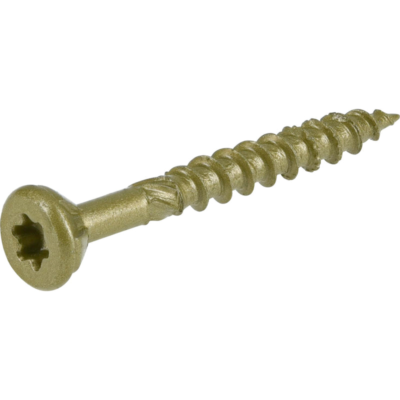 HILLMAN - Hillman Power Pro No. 8 X 1-1/2 in. L Star Exterior Wood Screw 1 lb