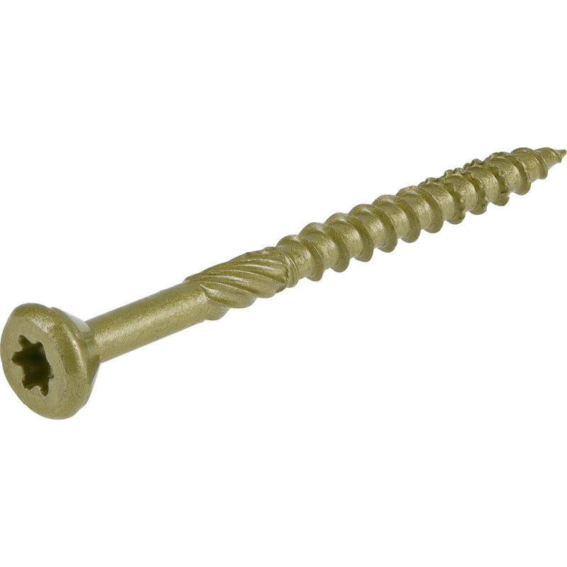 HILLMAN - Hillman Power Pro No. 10 X 2-1/2 in. L Star Flat Head Exterior Deck Screws 1 lb [48601]