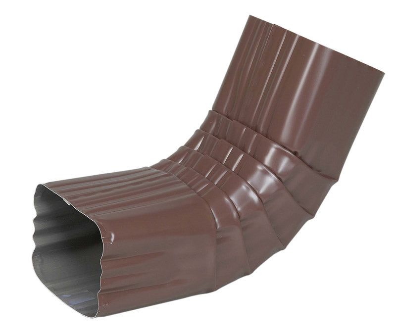 AMERIMAX - Amerimax 3 in. H X 4 in. W X 11.5 in. L Brown Aluminum A Gutter Elbow