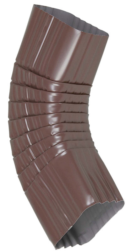 AMERIMAX - Amerimax 3 in. H X 4 in. W X 4 in. L Brown Aluminum B Gutter Elbow - Case of 10