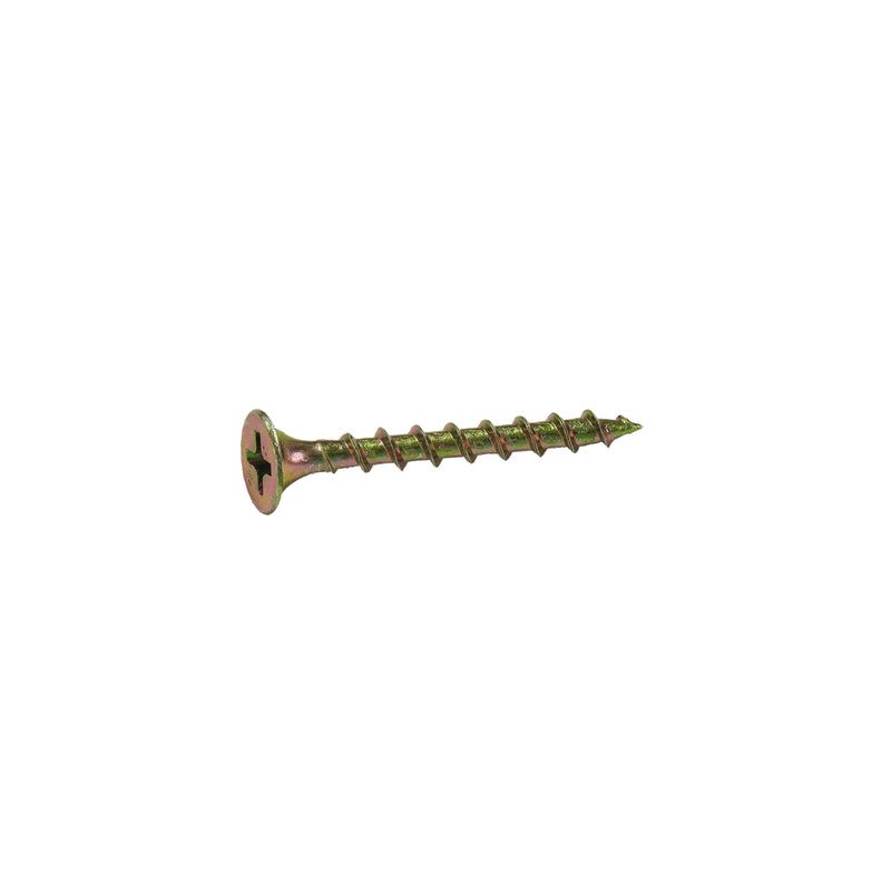 GRIP-RITE - Grip-Rite No. 6 X 1-1/4 in. L Phillips Zinc-Plated Wood Screws