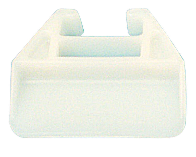 PRIME-LINE - Prime-Line 1-1/8 in. L Polyethylene Center Guide Drawer Track Guide 1 pk