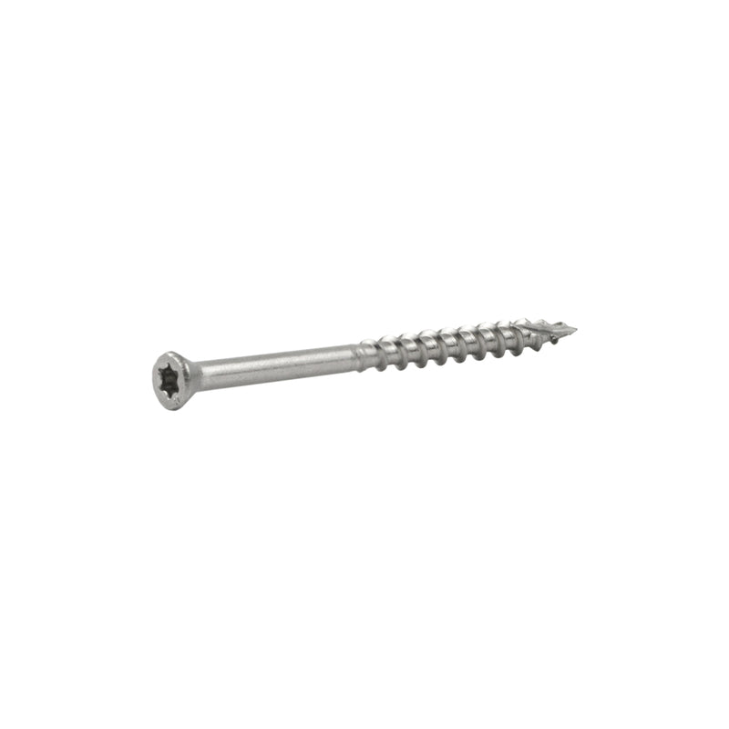 GRIP-RITE - Grip-Rite PrimeGuard Max No. 7 wire X 2-1/4 in. L Gray Star Trim Head Deck Screws 1 lb 138 pk - Case of 6