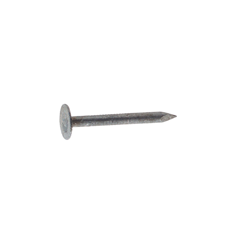 GRIP-RITE - Grip-Rite 1 in. Roofing Electro-Galvanized Steel Nail Flat Head 1 lb