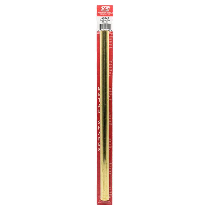 K&S - K&S 5/8 in. D X 12 in. L Round Brass Tube 1 pk