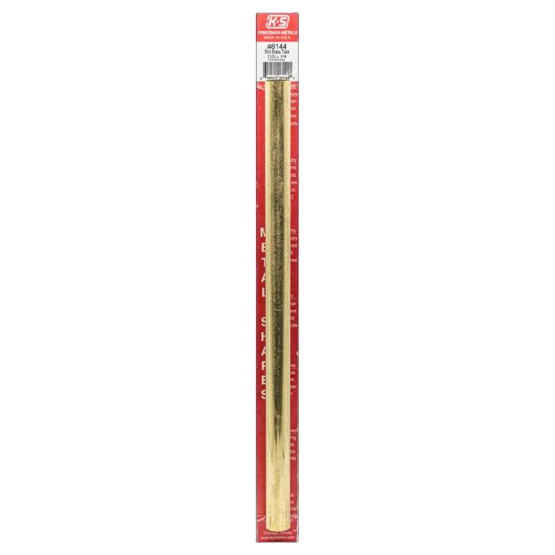 K&S - K&S 21/32 in. D X 12 in. L Round Brass Tube 1 pk