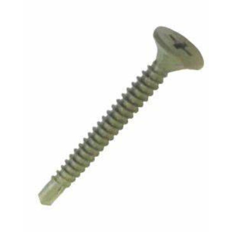 GRIP-RITE - Grip-Rite No. 8 wire X 1-5/8 in. L Phillips Wafer Head Cement Board Screws 5 lb 720 pk