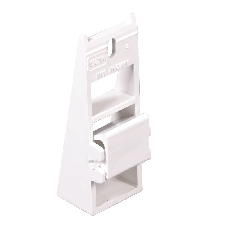 AMERIMAX - Amerimax 11 in. H X 8 in. W X 7 in. L White Vinyl Fascia Fixer - Case of 50