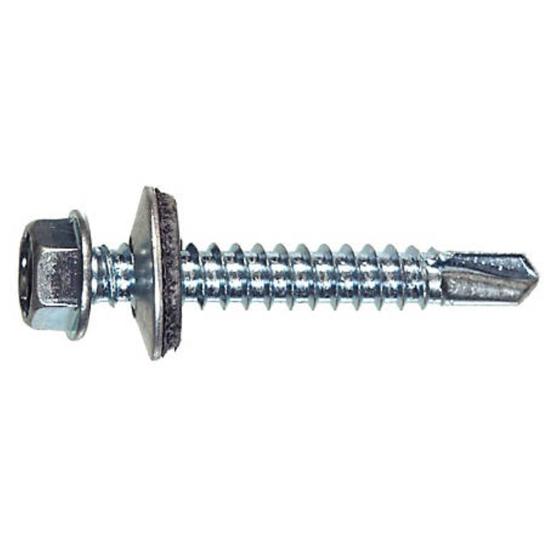 GRIP-RITE - Grip-Rite Pro-Twist No. 12 Sizes X 1 in. L Hex Hex Head Screws w/Washers 5 lb 79 pk