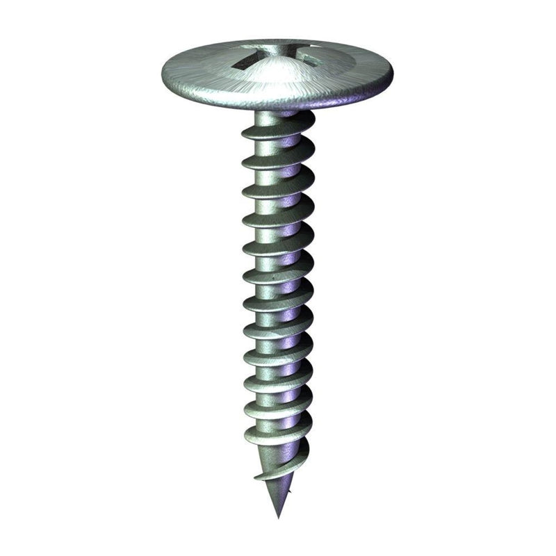 GRIP-RITE - Grip-Rite Pro-Twist No. 8 wire X 1/2 in. L Phillips Truss Head Lath Screws 1 lb