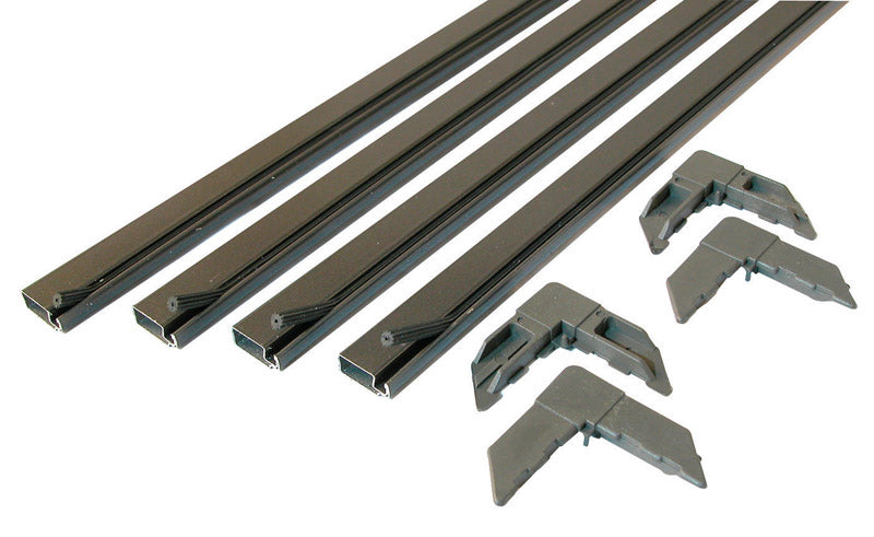 PRIME-LINE - Prime-Line Bronze Aluminum 5/16 in. W X 3/4 in. L Screen Frame Kit 1 pk [PL7808]