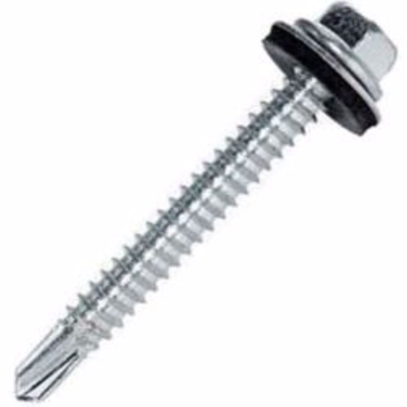 GRIP-RITE - Grip-Rite Pro-Twist No. 14 Sizes X 3/4 in. L Hex Hex Head Sheet Metal Screws 1 lb