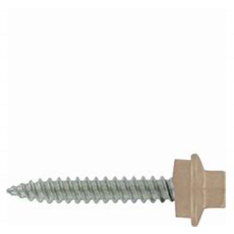 GRIP-RITE - Grip-Rite Pro-Twist No. 9 Sizes X 1 in. L Hex Hex Head Screws w/Washers [NHWNW91001TAN]