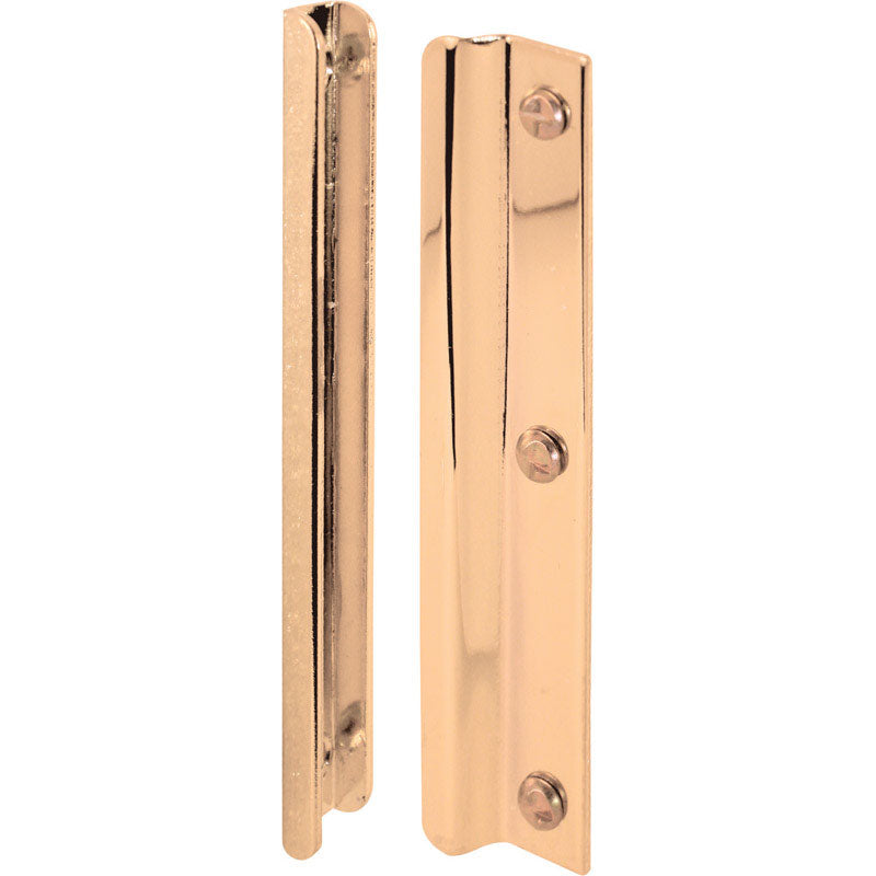 PRIME-LINE - Prime-Line 6 in. H X 6 in. L Brass-Plated Steel Latch Guard