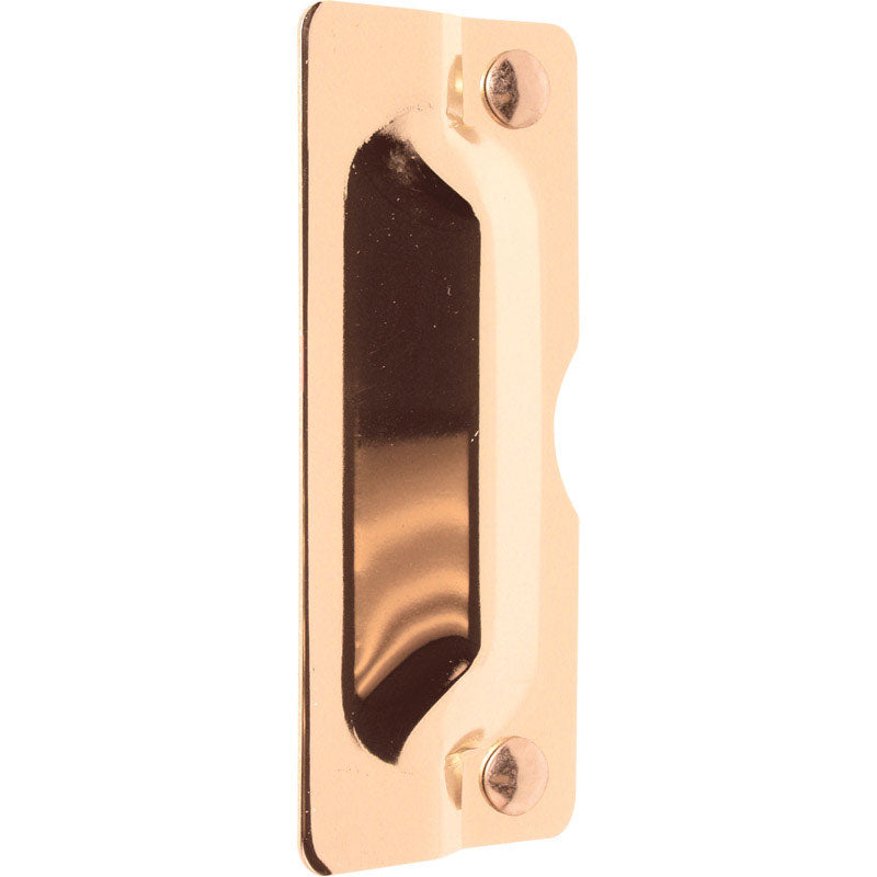 PRIME-LINE - Prime-Line 3 in. H X 11 in. L Polished Brass Steel Latch Guard