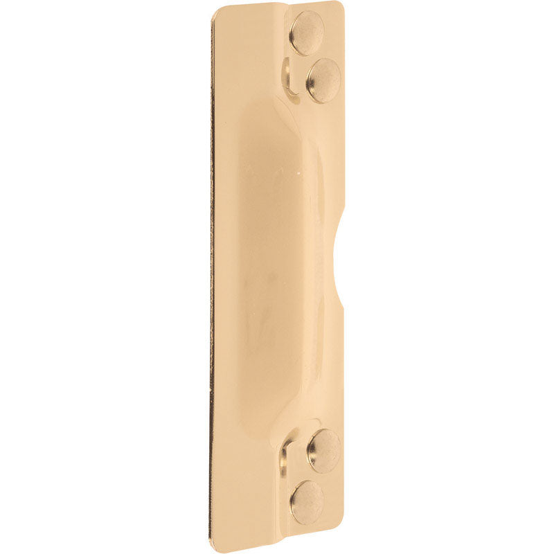 PRIME-LINE - Prime-Line 3 in. H X 11 in. L Brass-Plated Brass Steel Latch Guard