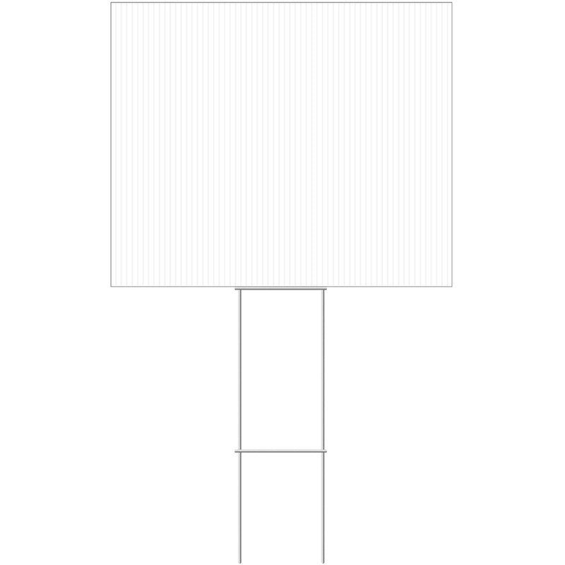 HILLMAN - Hillman White Blank Sign 20 in. H X 24 in. W - Case of 6