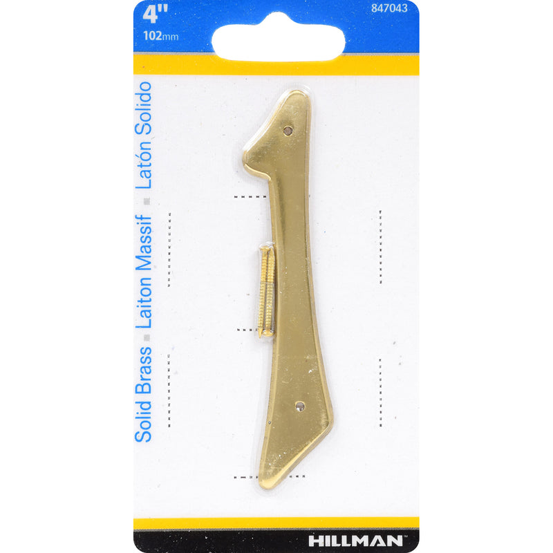 HILLMAN - Hillman 4 in. Gold Brass Nail-On Number 1 1 pc - Case of 3