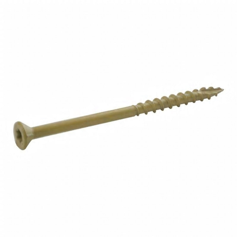 PRIMEGUARD PLUS - Grip-Rite PrimeGuard Plus No. 10 wire X 3-1/2 in. L Tan Star Bugle Head Exterior Deck Screws 5 lb 26 - Case of 4