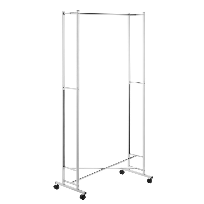 HONEY-CAN-DO - Honey-Can-Do 68 in. H X 18.25 in. W X 34 in. L Steel Garment Rack