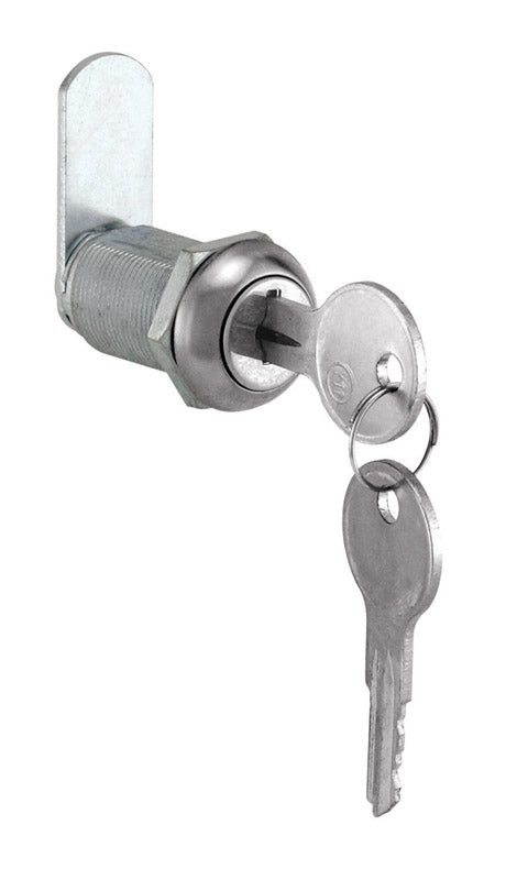 PRIME-LINE - Prime-Line Chrome Silver Stainless Steel Cabinet/Drawer Lock [U 9945]