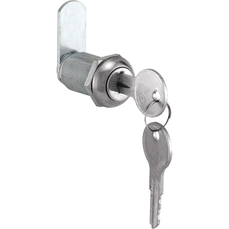 PRIME-LINE - Prime-Line Chrome Silver Stainless Steel Cabinet/Drawer Lock [CCEP 9945KA]