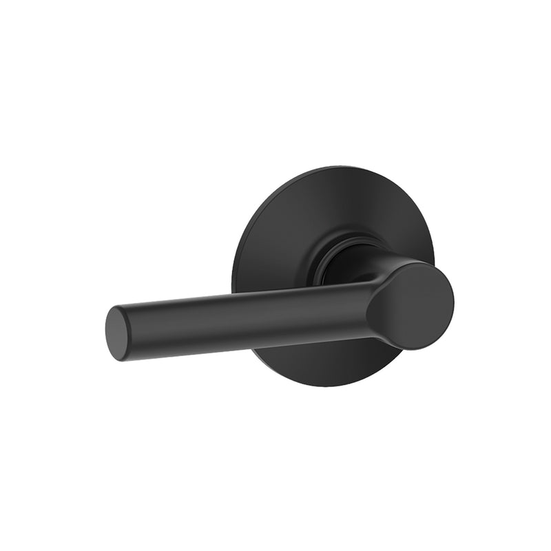 SCHLAGE - Schlage Broadway Matte Black Passage Lever Right or Left Handed