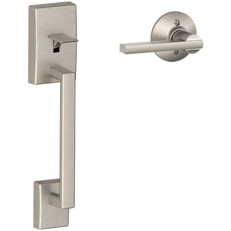 SCHLAGE - Schlage Century Satin Nickel Handleset 1-3/4 in.