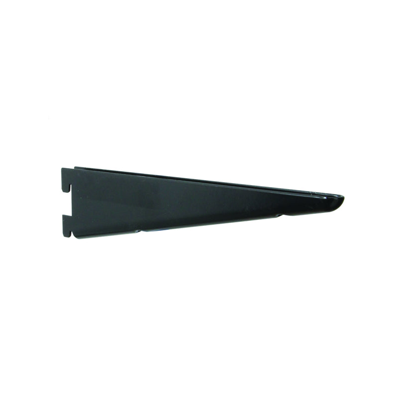 KNAPE & VOGT - Knape & Vogt 182 Black Steel Double Slot Bracket 16 Ga. 10.5 in. L 450 lb - Case of 10
