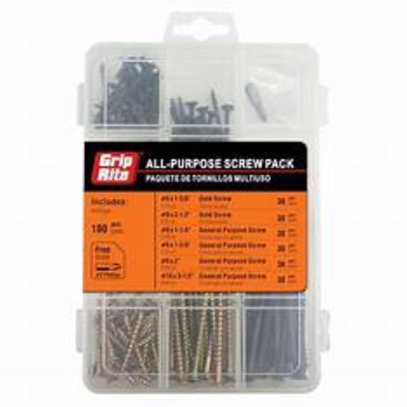 GRIP-RITE - Grip-Rite No. 10 wire X 3.5 in. L Phillips Bugle Head Multi-Purpose Screws 1.4 lb 180 pk