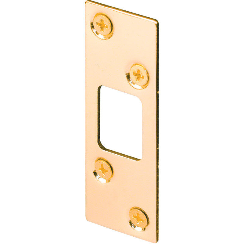 PRIME-LINE - Prime-Line 3.6 in. H X 1.3 in. L Brass-Plated Brass Steel Security Strike