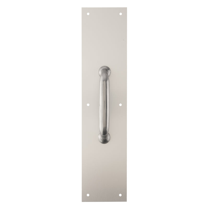 BRINKS COMMERCIAL - Brinks 15 in. L Satin Aluminum Pull Plate