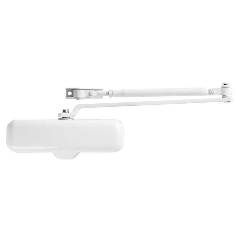 BRINKS COMMERCIAL - Brinks Residential White Steel Hydraulic Adjustable Door Closer