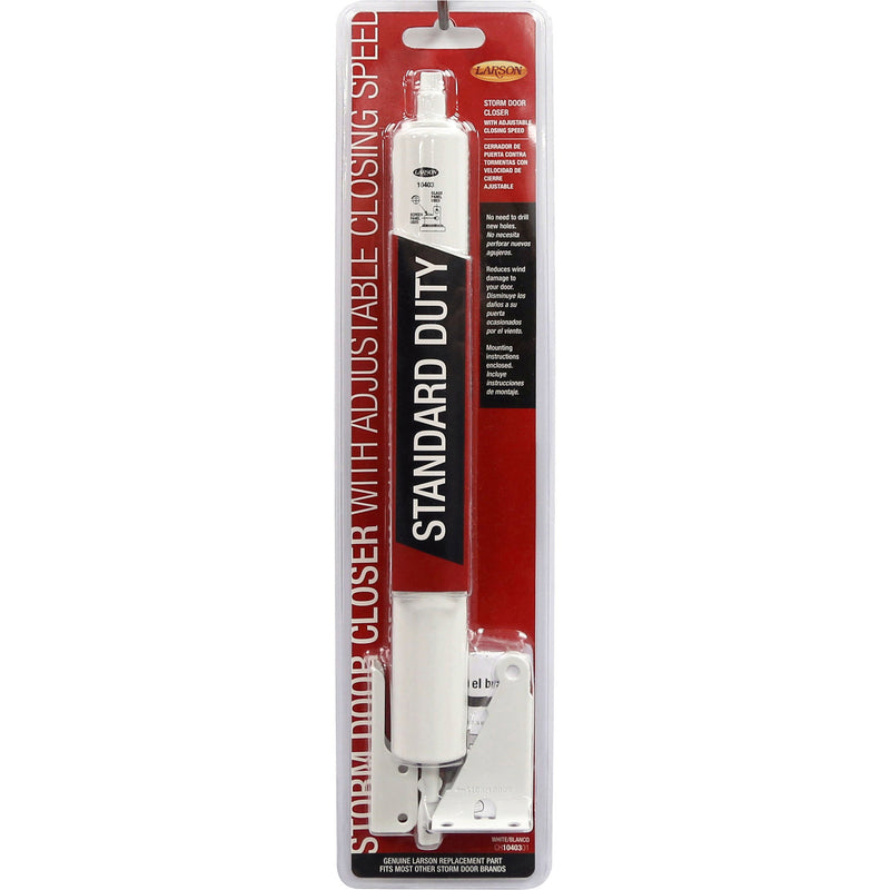 LARSON - Larson Standard Duty White Aluminum Pneumatic Door Closer [CH1040301]