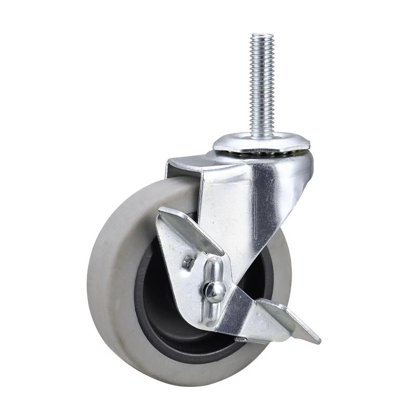 PROJEX - Projex 3 in. D Swivel Thermoplastic Rubber Caster 110 lb 1 pk