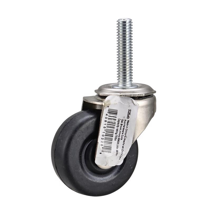PROJEX - Projex 2 in. D Swivel Soft Rubber Caster 75 lb 1 pk