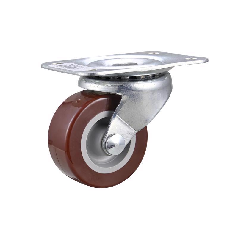 PROJEX - Projex 2-1/2 in. D Swivel Hard Rubber Caster 125 lb 1 pk [9273]