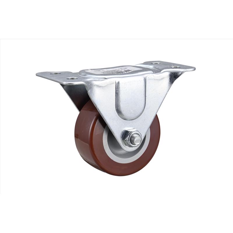 PROJEX - Projex 2-1/2 in. D Hard Rubber Rigid Caster 175 lb 1 pk