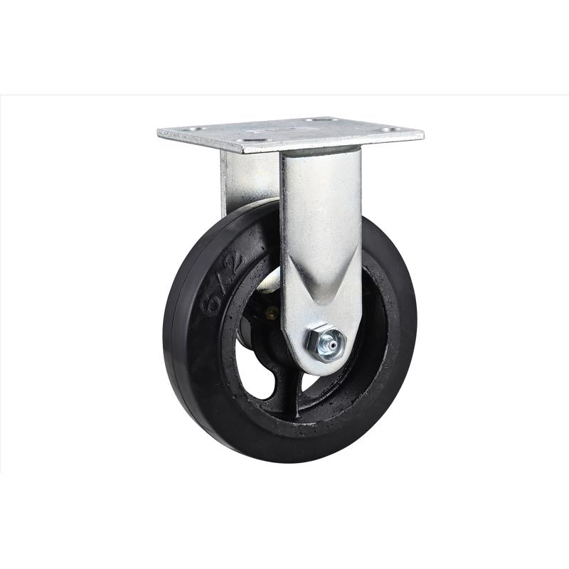 PROJEX - Projex 6 in. D Swivel Mold-On Rubber Caster 410 lb 1 pk