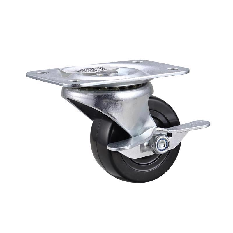 PROJEX - Projex 2-1/2 in. D Swivel Soft Rubber Caster 100 lb 1 pk