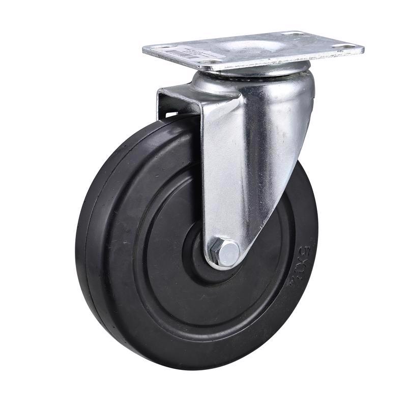PROJEX - Projex 5 in. D Swivel Rubber Caster 200 lb 1 pk