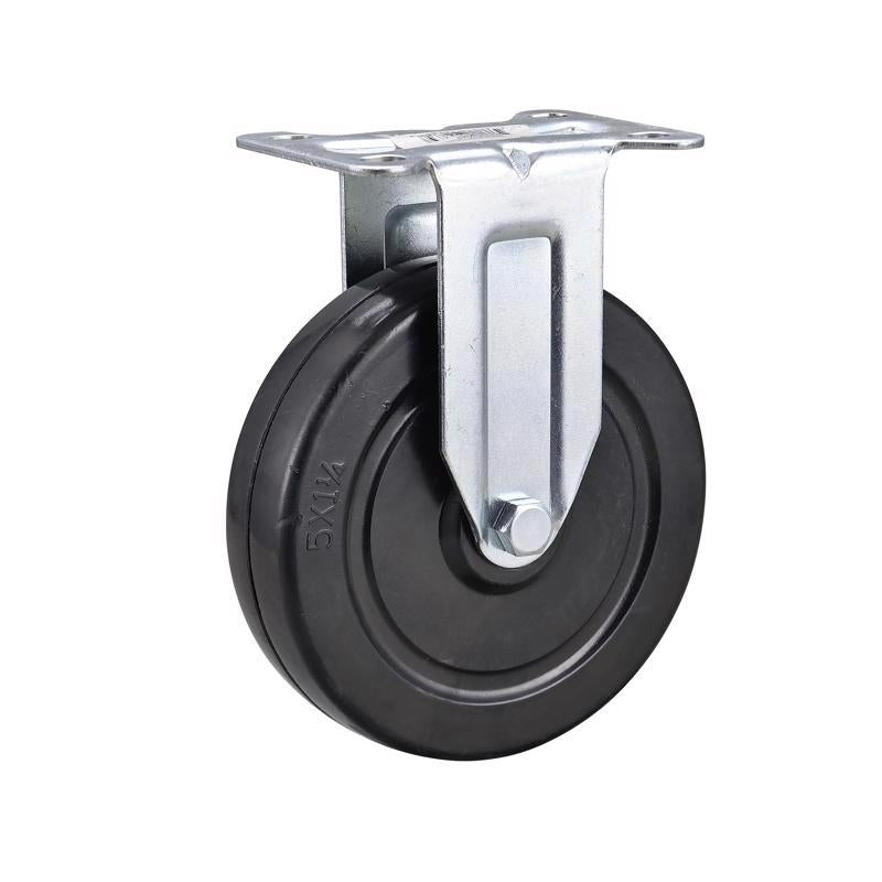 PROJEX - Projex 5 in. D Soft Rubber Rigid Caster 200 lb 1 pk